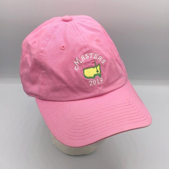 Masters American Needle Strap Back Pink 2019 Augusta National Golf Hat Cap - Picture 7 of 13